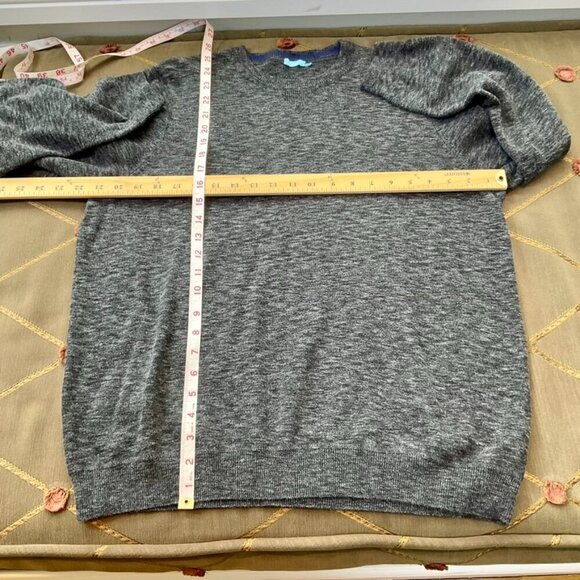 J. McLaughlin Sweater Sweatshirt in Gray Cotton (L) - Picture 5 of 7